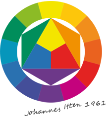 Zwölfteiliger Farbkreis nach Johannes Itten - 1961